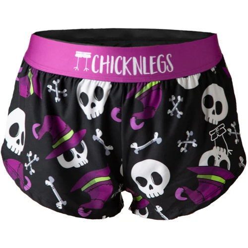 Women's Skulls 1.5" Split Shorts