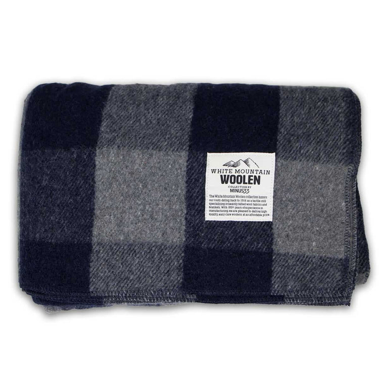 Camp Throw Blanket White Mountain Woolen