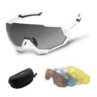 ROCKBROS Polarised Sports Sunglasses with 4 Interchangeable Lens