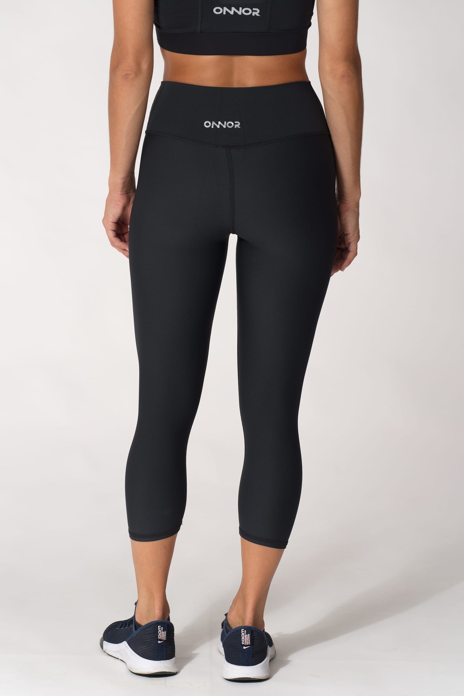 Women's Fitness Black Pro Capri