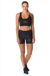 Women's Fitness Black Pro Short