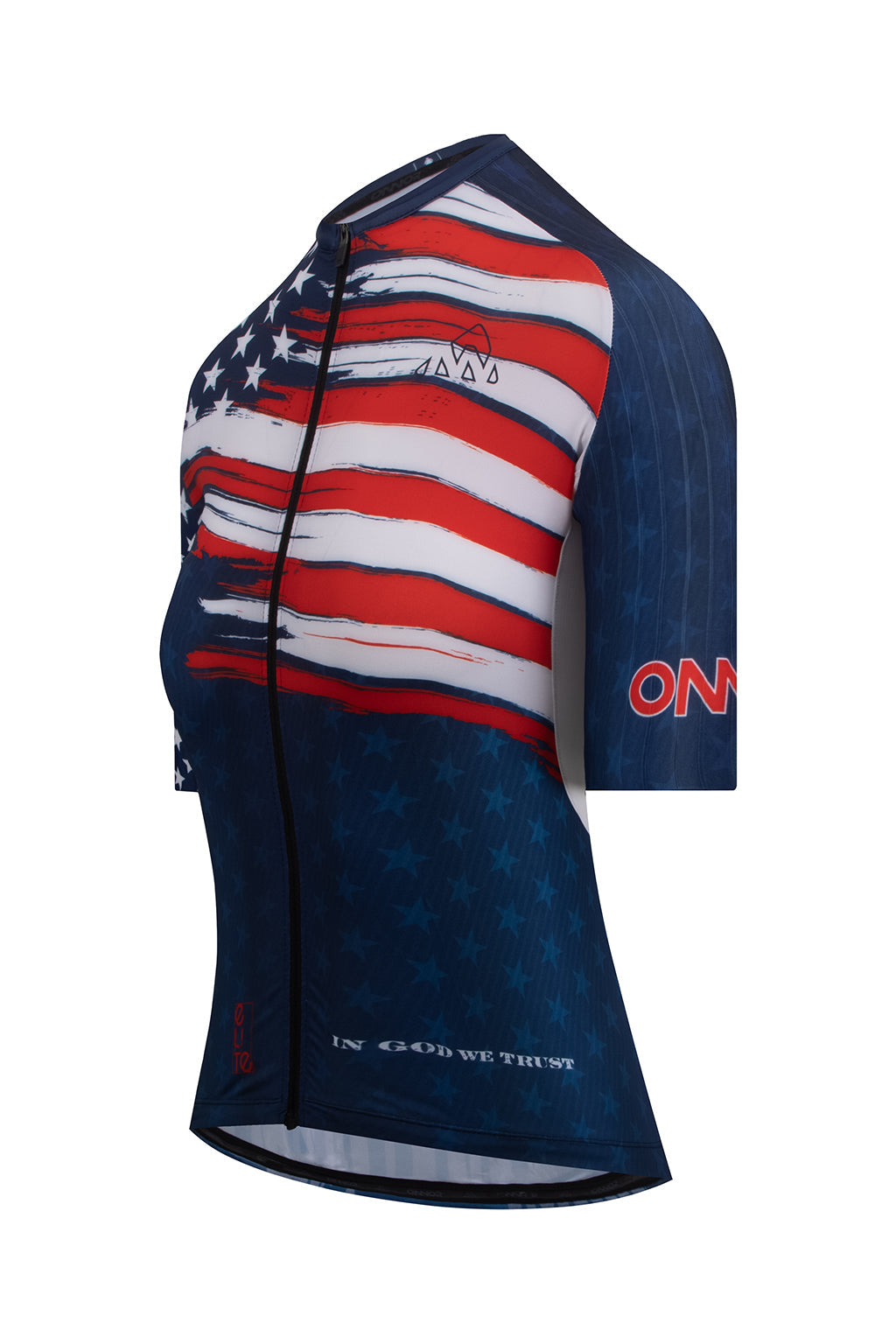 Women's American Pride Elite Cycling Jersey Short Sleeve