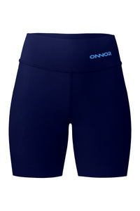 Women's Blue PRO Seamless Running Shorts