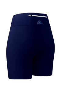 Women's Blue PRO Seamless Running Shorts