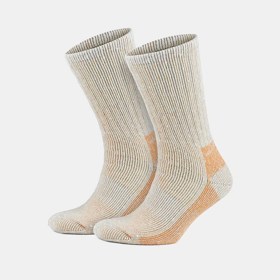 Thermal Warm Terry Lined Alpaca Hiking Boot Socks for Men & Women - Optic Effect