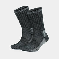 Thermal Warm Terry Lined Alpaca Hiking Boot Socks for Men & Women - Optic Effect