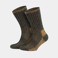 Thermal Warm Terry Lined Alpaca Hiking Boot Socks for Men & Women - Optic Effect