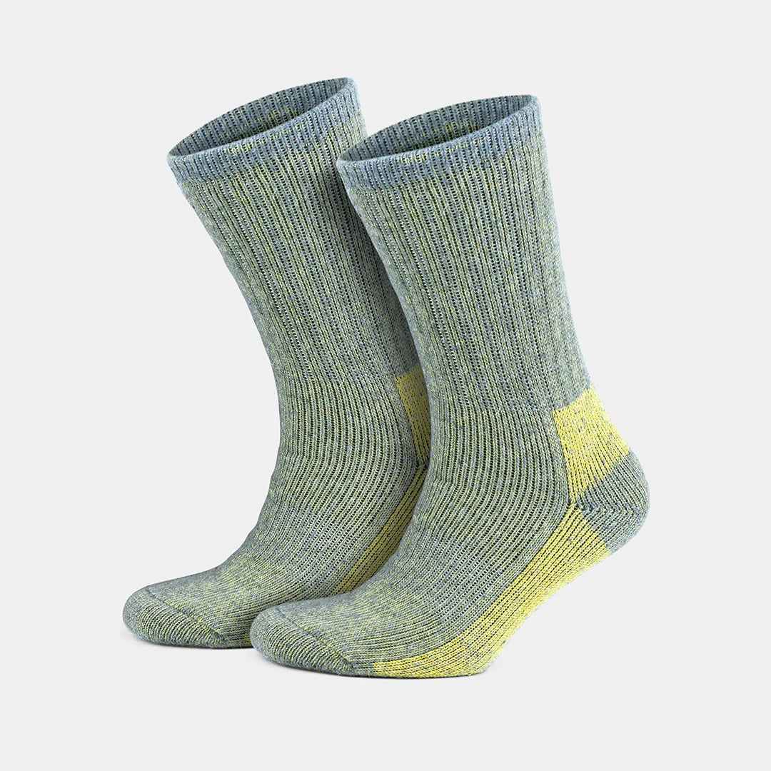 Thermal Warm Terry Lined Alpaca Hiking Boot Socks for Men & Women - Optic Effect