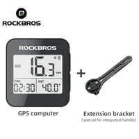ROCKBROS Smart GPS Speedometer - IPX6 Waterproof Cycling Computer