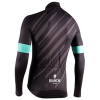 Bianchi Bianzone Men's Long Sleeve Cycling Jersey (Black) S, M