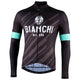 Bianchi Bianzone Men's Long Sleeve Cycling Jersey (Black) S, M