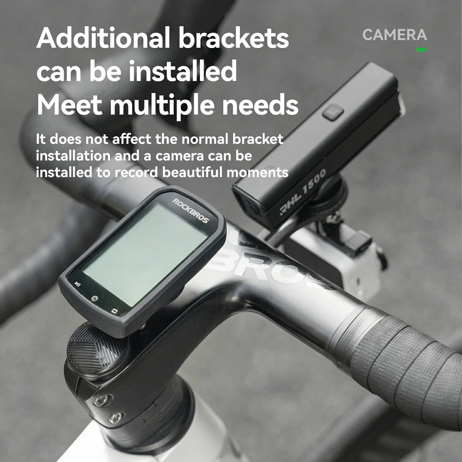 Adjustable Headset Cap Bike Computer Mount