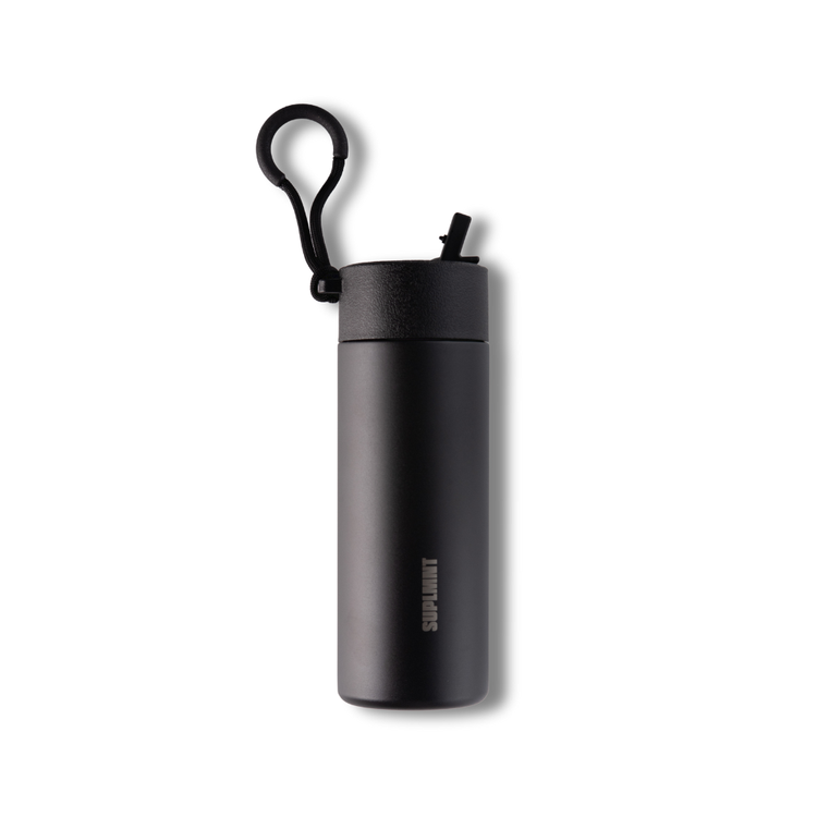 24 oz Water Bottle with Straw Lid