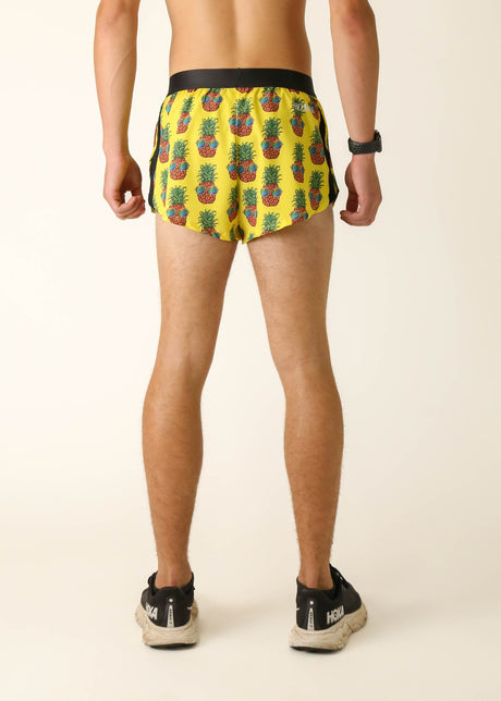 Men's Pineapple Express 2" Half Split Shorts (XS, S, M, L, XL)