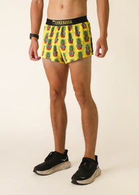 Men's Pineapple Express 2" Half Split Shorts (XS, S, M, L, XL)