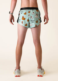 Men's Swaggy Chickens 2" Half Split Shorts