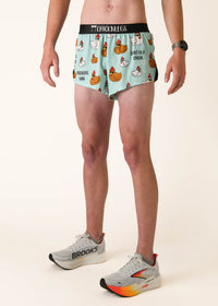 Men's Swaggy Chickens 2" Half Split Shorts