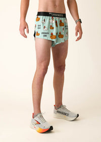 Men's Swaggy Chickens 2" Half Split Shorts