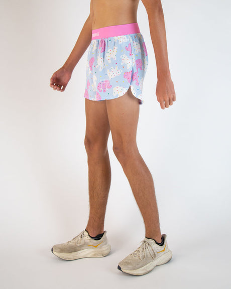 Men's Animal Cookies 4" Half Split Shorts XS, S, M, L, XL