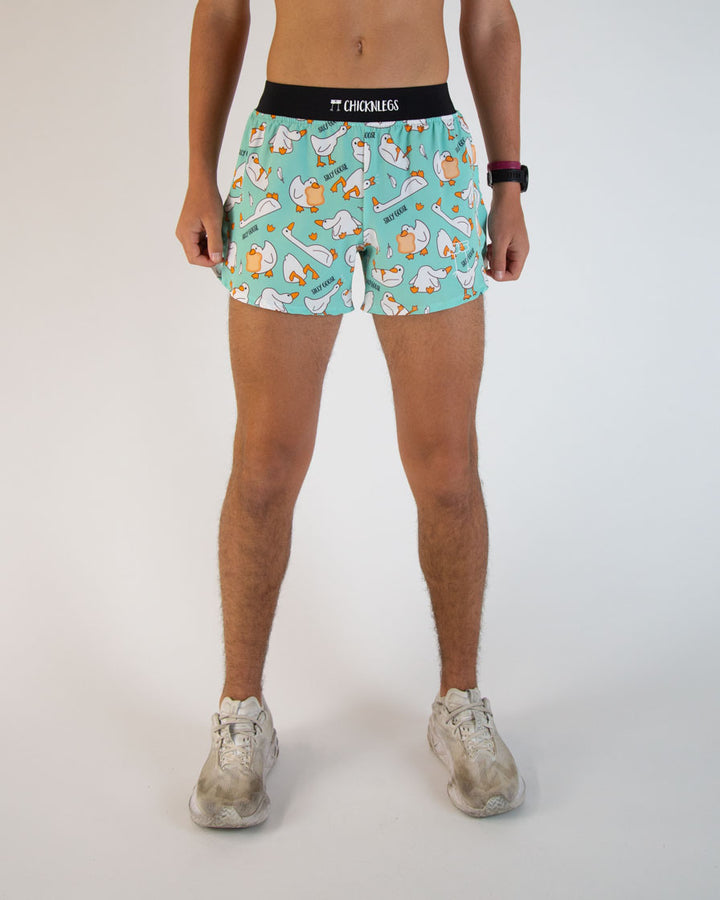 Men's Silly Goose 4" Half Split Shorts (XS, S, M, L, XL)