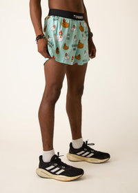 Men's Swaggy Chickens 4" Half Split Shorts