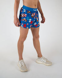 Men's Pool Party 4" Half Split Shorts (XS, S, M, L, XL)
