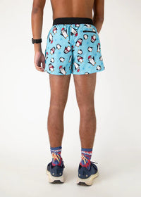 Men's Slippery Bois Penguins 4" Half Split Shorts