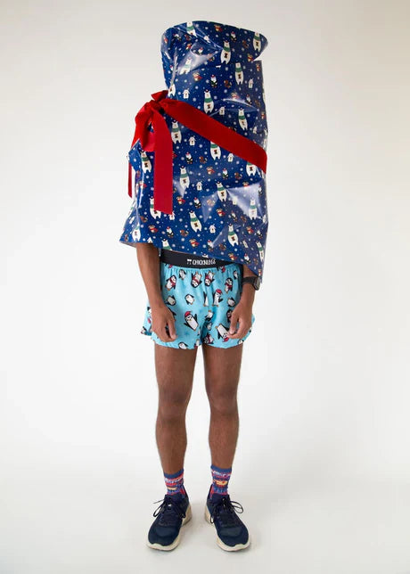 Men's Slippery Bois Penguins 4" Half Split Shorts