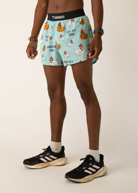 Men's Swaggy Chickens 4" Half Split Shorts