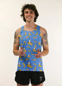Men's Bananas Performance Singlet (Blue)