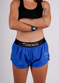Women's Royal Blue 1.5" Split Shorts (Large)