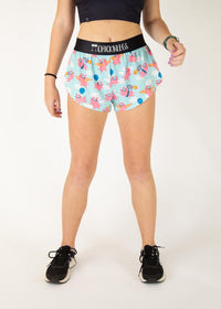 Women's Flying Pigs 1.5" Split Shorts (XXS XS S M L XL)