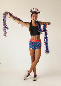 Women's Popsicles 1.5" Split Shorts (XXS, XS, S, M, L, XL)
