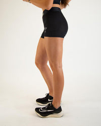 Women's Black 3" 2-Pocket Compression Shorts XS S M L XL