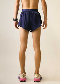 Men's Navy Blue 2" Half Split Shorts (XS, S, M, L, XL)