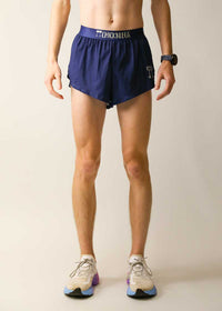 Men's Navy Blue 2" Half Split Shorts (XS, S, M, L, XL)