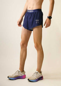 Men's Navy Blue 2" Half Split Shorts (XS, S, M, L, XL)