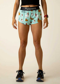 Women's Swaggy Chickens 1.5" Split Shorts