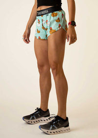 Women's Swaggy Chickens 1.5" Split Shorts