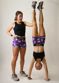 Women's Sloths 3" 2-Pocket Compression Shorts XS S M L XL