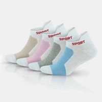 Women's Cotton Low Cut Athletic Socks with Arch Support