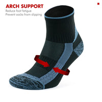 Cushioned Anti Blister Ankle Running Socks for Men and Women