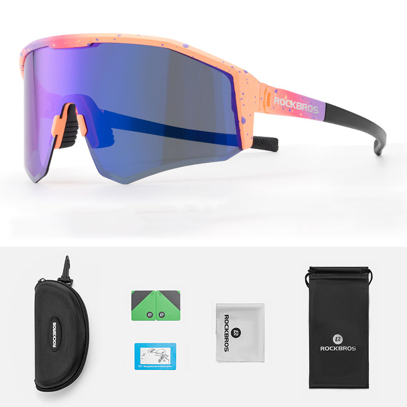 ROCKBROS Sports Polarized Sunglasses for Men Women UV400 Protection Sunglasses for Cycling Running Biking