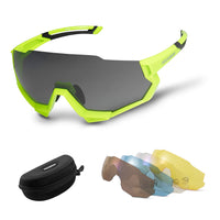 ROCKBROS Polarised Sports Sunglasses with 4 Interchangeable Lens