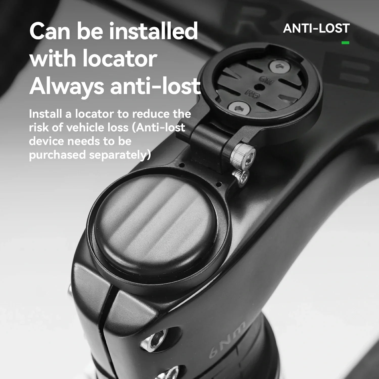 Adjustable Headset Cap Bike Computer Mount