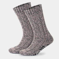 Women's Merino Crew Non-Slip Grip Cabin & Christmas Socks