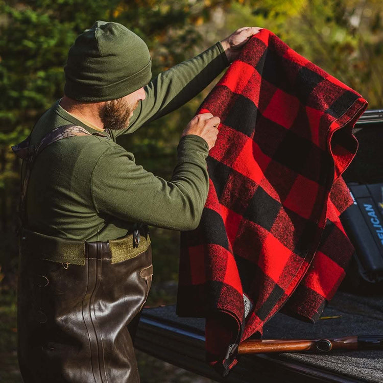 Camp Throw Blanket White Mountain Woolen