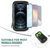Bike Phone Mount Bag 270°Rotatable Quick Release Bike Phone Holder Handlebar Bag