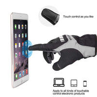 Fleece Full Finger Cycling Gloves, Motorcycle and Mountain Bike Gloves