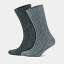 Alpaca Wool Extra Thick Crew Loose Socks for Men and Women